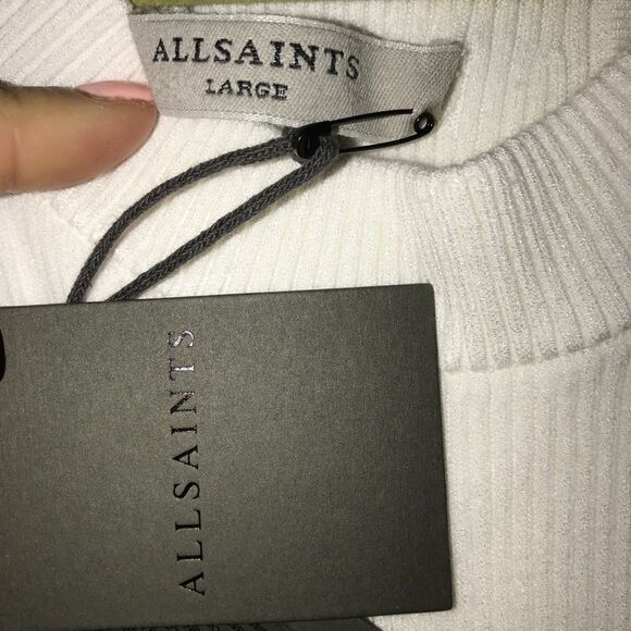 All Saints White Midi Dress - Picture 6 of 7